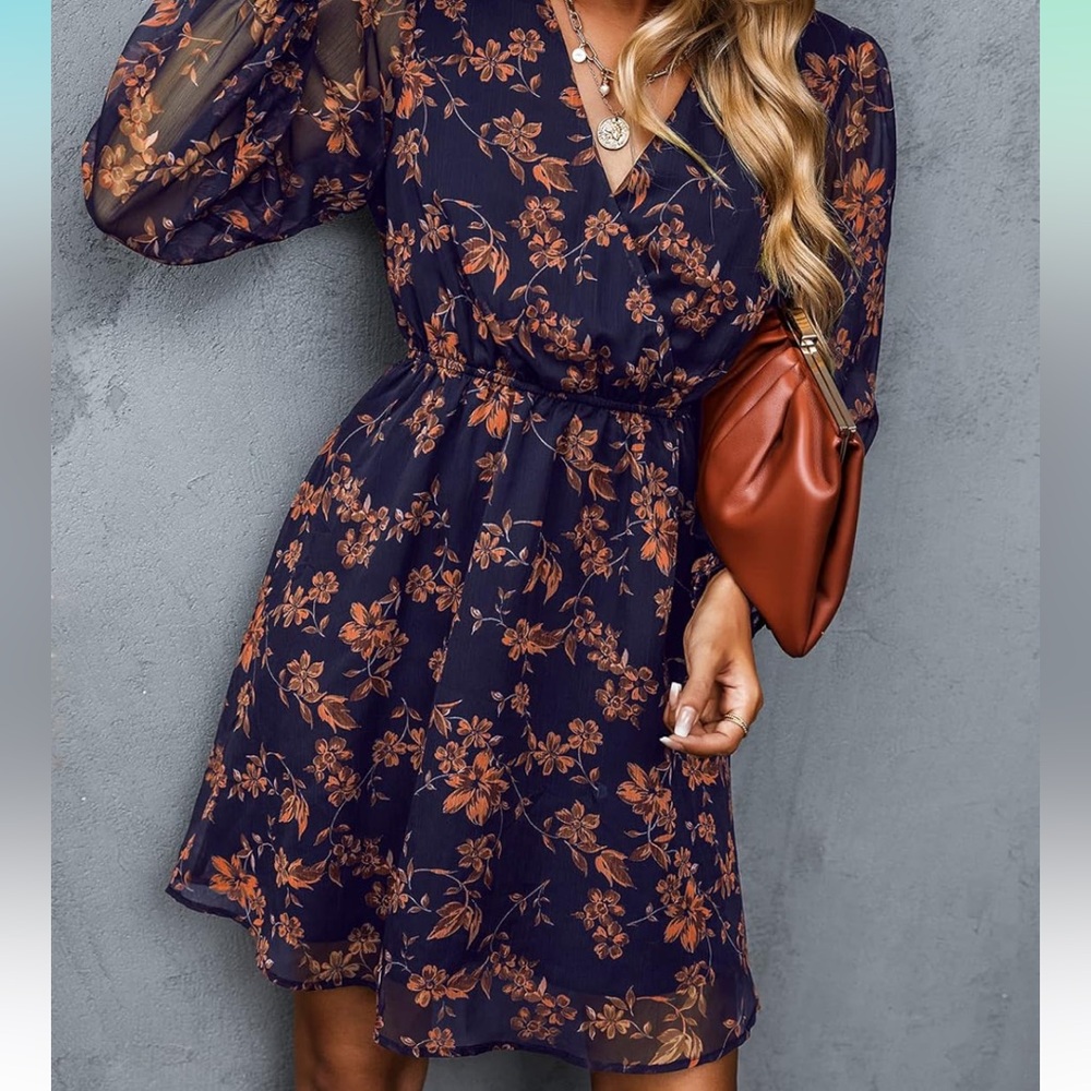 Cupshe Floral Print Mini Dress